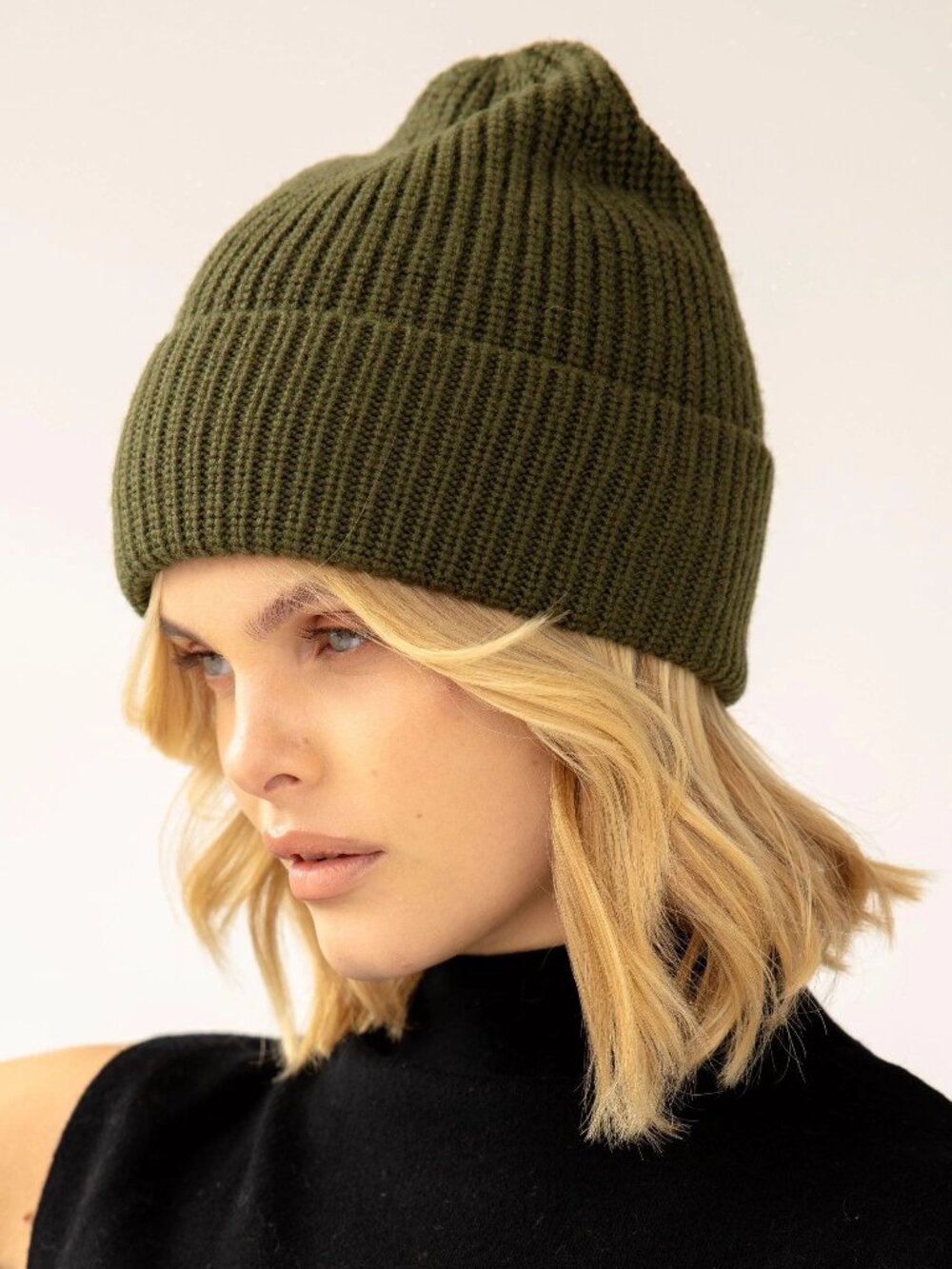Arctic Fox The Merino Wool Beanie - Khaki Evergreen NWT OS